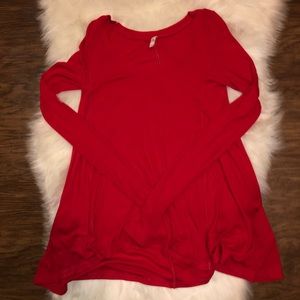 NWOT Free People January Ribbed Scoop Neck Tunic